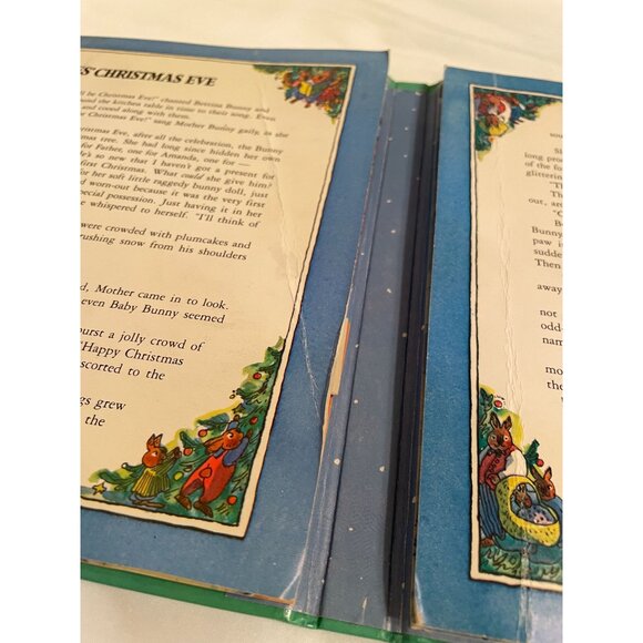 Vintage - The Bunnies' Christmas Eve A Peek-Through Pop-Up Book - Picture 9 of 10